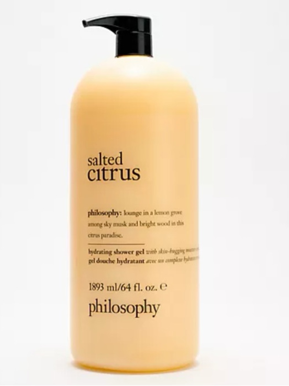 philosophy 64oz mega summertime fun shower gel, Salted citrus - New